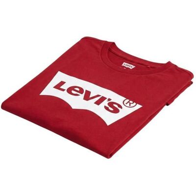 Levi's Levis T-Shirt BATWING Rouge Rouge - Publicité Levi's Levis T-Shirt BATWING Rouge Rouge - Publicité