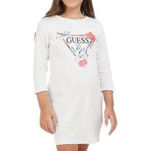 Robe Blanches Fille Guess Sleeves Blanc - Publicité Robe Blanches Fille Guess Sleeves Blanc - Publicité