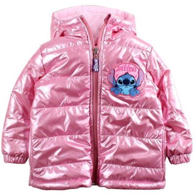 Doudoune - Parka enfant fille rose brillante Matelassée - Disney Lilo et Stitch -Taille 3 à 10 ans - - Rose Rose - Publicité Doudoune - Parka enfant fille rose brillante Matelassée - Disney Lilo et Stitch -Taille 3 à 10 ans - - Rose Rose - Publicité