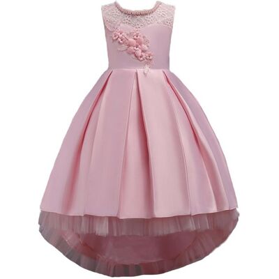 INSFITY Robe Soirée Fille Enfant Mariage et Cérémonie Sans manches Robe Demoiselle - Rose Rose - Publicité INSFITY Robe Soirée Fille Enfant Mariage et Cérémonie Sans manches Robe Demoiselle - Rose Rose - Publicité