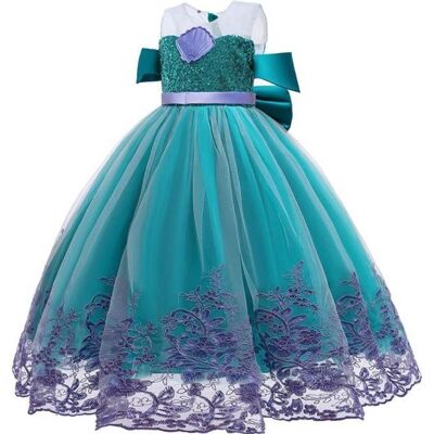 LEOCLOTHO Robe Princesse FilleAriel Sirène Princesse Princesse Fille Costume Robe De SoiréePâques Robe De Fête Danniversaire-Bleu Bleu - Publicité LEOCLOTHO Robe Princesse FilleAriel Sirène Princesse Princesse Fille Costume Robe De SoiréePâques Robe De Fête Danniversaire-Bleu Bleu - Publicité