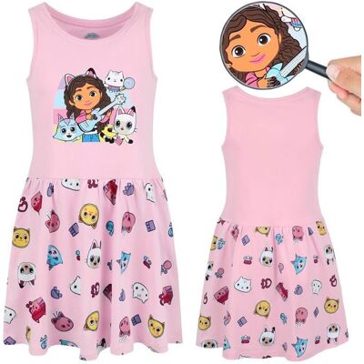 Gabbys Dollhouse Robe en COTON rose à bretelles robe pour fille 100% COTON 104 cm Rose - Publicité Gabbys Dollhouse Robe en COTON rose à bretelles robe pour fille 100% COTON 104 cm Rose - Publicité