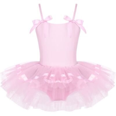 YONGHS-FR Tutu de Danse Classique Ballet pour Fille Enfant Leotard Ballerine Tenue Danse 2-8 Ans Rose Rose - Publicité YONGHS-FR Tutu de Danse Classique Ballet pour Fille Enfant Leotard Ballerine Tenue Danse 2-8 Ans Rose Rose - Publicité