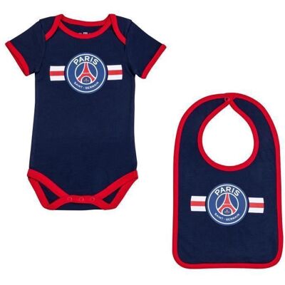 Body bébé garçon - PARIS SAINT GERMAIN - Collection officielle - Coton - Bleu - Sans manche Bleu - Publicité Body bébé garçon - PARIS SAINT GERMAIN - Collection officielle - Coton - Bleu - Sans manche Bleu - Publicité