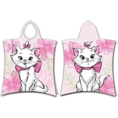 Disney Les Aristochats Marie Serviette à Capuche Poncho Rose - Publicité Disney Les Aristochats Marie Serviette à Capuche Poncho Rose - Publicité