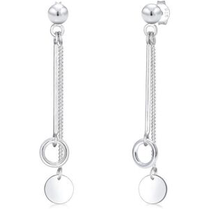 Boucles doreilles - ELLI - Créoles en Argent - 925/1000 - Design Géométrique - Fait Main - Publicité Boucles doreilles - ELLI - Créoles en Argent - 925/1000 - Design Géométrique - Fait Main - Publicité