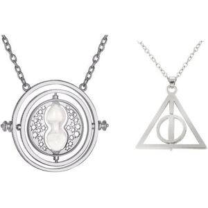 STRASS & PAILLETTES Parure Harry Potter collier retourneur de temps et collier RDLM argenté - Publicité STRASS & PAILLETTES Parure Harry Potter collier retourneur de temps et collier RDLM argenté - Publicité