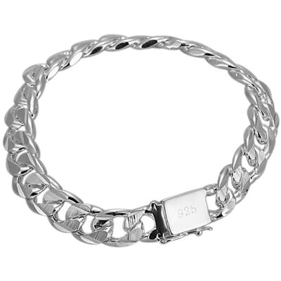 Zense - Gourmette homme en argent N925 plaqué ZB0331 - Publicité Zense - Gourmette homme en argent N925 plaqué ZB0331 - Publicité