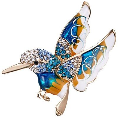 Clj Charles Le Jeune - Broche - Oiseau - - Femme - Oiseaux - Belle qualité de finition - Epingle - élégant - Cadeau danniversair Bleu - Publicité Clj Charles Le Jeune - Broche - Oiseau - - Femme - Oiseaux - Belle qualité de finition - Epingle - élégant - Cadeau danniversair Bleu - Publicité