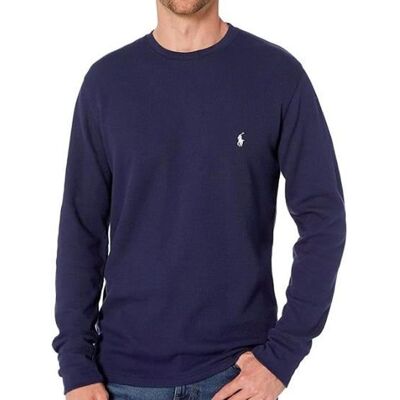 Haut de pyjama Polo Ralph Lauren Bleu Foncé Bleu - Publicité Haut de pyjama Polo Ralph Lauren Bleu Foncé Bleu - Publicité