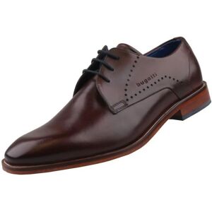 Derby Bugatti pour Homme en cuir marron avec longueur de confort Marron - Publicité Derby Bugatti pour Homme en cuir marron avec longueur de confort Marron - Publicité