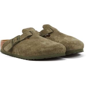 Sabots - Birkenstock - Boston Suede - Thym - Homme Vert - Publicité Sabots - Birkenstock - Boston Suede - Thym - Homme Vert - Publicité