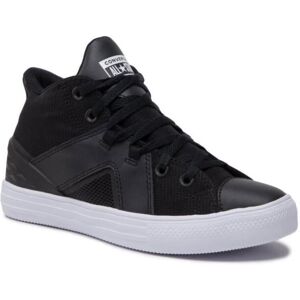 Chaussures CONVERSE Ctas Flux Ultra Mid Noir - Homme/Adulte - Textile - Lacets - Plat Noir - Publicité Chaussures CONVERSE Ctas Flux Ultra Mid Noir - Homme/Adulte - Textile - Lacets - Plat Noir - Publicité