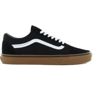 Baskets Vans Old Skool Gumsole - VANS - Homme - Cuir - Noir - Lacets - Plat Noir - Publicité Baskets Vans Old Skool Gumsole - VANS - Homme - Cuir - Noir - Lacets - Plat Noir - Publicité