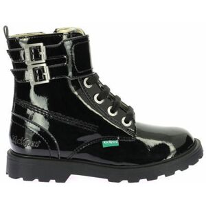 KICKERS Bottillons Kick Blush Noir brillant Noir - Publicité KICKERS Bottillons Kick Blush Noir brillant Noir - Publicité