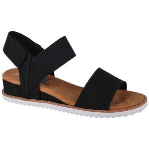 Sandales Femme - Skechers - Desert Kiss - Noir - Synthétique - Plat Noir - Publicité Sandales Femme - Skechers - Desert Kiss - Noir - Synthétique - Plat Noir - Publicité