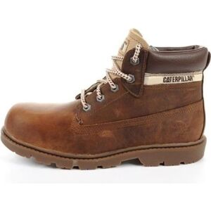 Bottines enfant garçon CATERPILLAR Colorado Plus en cuir marron avec semelle en caoutchouc et fermeture lacets Marron - Publicité Bottines enfant garçon CATERPILLAR Colorado Plus en cuir marron avec semelle en caoutchouc et fermeture lacets Marron - Publicité