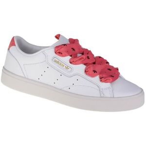 Sneakers - ADIDAS ORIGINALS - Sleek W FY6679 - Femme - Cuir - Lacets - Blanc Blanc - Publicité Sneakers - ADIDAS ORIGINALS - Sleek W FY6679 - Femme - Cuir - Lacets - Blanc Blanc - Publicité