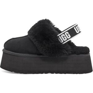 Sandale Femme - UGG FUNKETTE - Cuir suède - Noir Noir - Publicité Sandale Femme - UGG FUNKETTE - Cuir suède - Noir Noir - Publicité