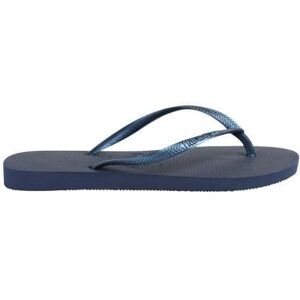 Tongs Havaianas Slim Bleu Marine Mixte - Adulte Femme - Caoutchouc - Bride siglée - Entre doigt Bleu - Publicité Tongs Havaianas Slim Bleu Marine Mixte - Adulte Femme - Caoutchouc - Bride siglée - Entre doigt Bleu - Publicité