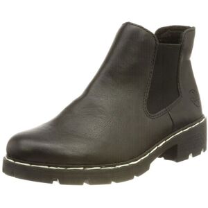 Botte Rieker - 76394-02 - Femme 76394 Bottine Chelsea Noir - Publicité Botte Rieker - 76394-02 - Femme 76394 Bottine Chelsea Noir - Publicité