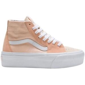 Baskets - Vans - UA SK8-Hi Tapered Rosa - Femme - Daim-Nubuck - Plateau - Lacets Rose - Publicité Baskets - Vans - UA SK8-Hi Tapered Rosa - Femme - Daim-Nubuck - Plateau - Lacets Rose - Publicité