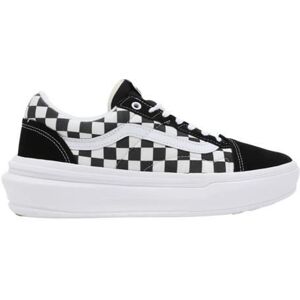 Baskets - VANS - Old Skool Checkerboard - Femme - Noir - Daim-Nubuck - Lacets Noir - Publicité Baskets - VANS - Old Skool Checkerboard - Femme - Noir - Daim-Nubuck - Lacets Noir - Publicité