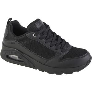 Chaussures plates SKECHERS Uno Inside Matters Noir pour femme - Dessus synthétique - Lacets Noir - Publicité Chaussures plates SKECHERS Uno Inside Matters Noir pour femme - Dessus synthétique - Lacets Noir - Publicité