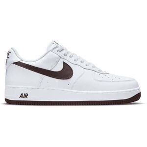 Basket Air Force 1 07 Low - NIKE - Blanc - Cuir - Lacets - Mixte Blanc - Publicité Basket Air Force 1 07 Low - NIKE - Blanc - Cuir - Lacets - Mixte Blanc - Publicité