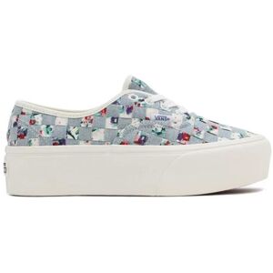Chaussures Femme - VANS - Woven Authentic Stackform Bleu - Plate-forme épaisse - Lacets Bleu - Publicité Chaussures Femme - VANS - Woven Authentic Stackform Bleu - Plate-forme épaisse - Lacets Bleu - Publicité