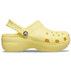 Chaussures CROCS Classic Platform Clog Jaune - Femme/Adulte Jaune - Publicité Chaussures CROCS Classic Platform Clog Jaune - Femme/Adulte Jaune - Publicité