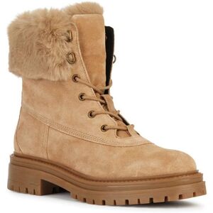 Bottes de Cheville GEOX D Iridea - Beige Caramel - Daim-Nubuck - Lacets - Femme Beige - Publicité Bottes de Cheville GEOX D Iridea - Beige Caramel - Daim-Nubuck - Lacets - Femme Beige - Publicité