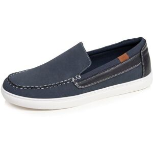 Isotoner Mocassins confortable souple semelle à mémoire forme et facile à enfiler marine homme Bleu - Publicité Isotoner Mocassins confortable souple semelle à mémoire forme et facile à enfiler marine homme Bleu - Publicité