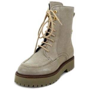 Bottine pour femme - CINZIA SOFT - Daim Beige - Lacets et Zip - Hauteur de talon 4 cm - Hauteur de tige moyenne Beige - Publicité Bottine pour femme - CINZIA SOFT - Daim Beige - Lacets et Zip - Hauteur de talon 4 cm - Hauteur de tige moyenne Beige - Publicité