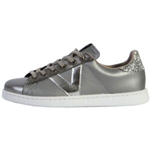 Baskets femme Victoria Tenis Metal - Gris anthracite - Lacets - Cuir - Confort exceptionnel Gris - Publicité Baskets femme Victoria Tenis Metal - Gris anthracite - Lacets - Cuir - Confort exceptionnel Gris - Publicité