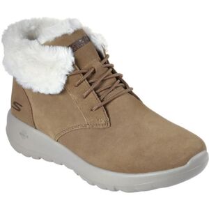 Bottes de cheville décontractées en daim souple pour femme Skechers Go Walk Joy Marron - Publicité Bottes de cheville décontractées en daim souple pour femme Skechers Go Walk Joy Marron - Publicité