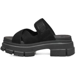 Sandale Femme - UGG - Ashton Slide - Tige Synthétique - Gore Élastique - Fermeture Noir - Publicité Sandale Femme - UGG - Ashton Slide - Tige Synthétique - Gore Élastique - Fermeture Noir - Publicité