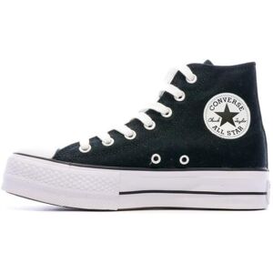 Baskets CONVERSE Chuck Taylor All Star Lift High - Femme - Plateau - Noir/Blanc Noir - Publicité Baskets CONVERSE Chuck Taylor All Star Lift High - Femme - Plateau - Noir/Blanc Noir - Publicité