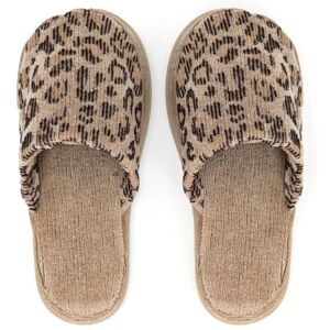 Chaussons de bain coton collection WILD II jaune motif léopard - LINNEA - Taille S/M Jaune - Publicité Chaussons de bain coton collection WILD II jaune motif léopard - LINNEA - Taille S/M Jaune - Publicité