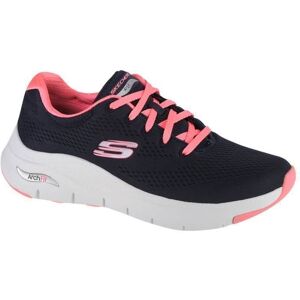 Baskets SKECHERS Arch Fit Big Appeal Noir - Femme/Adulte - Synthétique - Plat - Lacets Noir - Publicité Baskets SKECHERS Arch Fit Big Appeal Noir - Femme/Adulte - Synthétique - Plat - Lacets Noir - Publicité