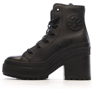 Bottes pour Femme - Converse Chuck 70 De Luxe Heel Lth - Noir - Cuir - Lacets Noir - Publicité Bottes pour Femme - Converse Chuck 70 De Luxe Heel Lth - Noir - Cuir - Lacets Noir - Publicité