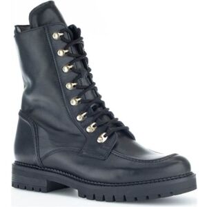 Bottines Gabor 92.723.57 Noir Femme - Cuir - Talon Plat - Fermeture Zip Noir - Publicité Bottines Gabor 92.723.57 Noir Femme - Cuir - Talon Plat - Fermeture Zip Noir - Publicité