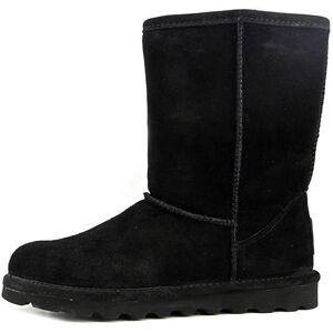 Bottes Femme Bearpaw ELLE SHORT en Daim-Nubuck Noir à Lacets - Plat - Basse Noir - Publicité Bottes Femme Bearpaw ELLE SHORT en Daim-Nubuck Noir à Lacets - Plat - Basse Noir - Publicité