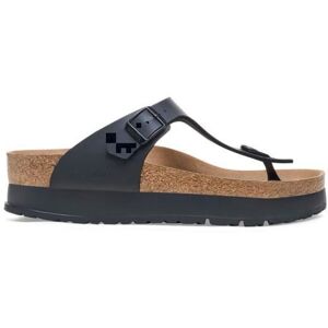 Sandales pour femme - BIRKENSTOCK - Noir - Talon plat - Boucle de serrage Noir - Publicité Sandales pour femme - BIRKENSTOCK - Noir - Talon plat - Boucle de serrage Noir - Publicité