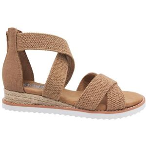 Sandales Femme - SKECHERS BOBS DESERT KISS-DESERT NIGHTS - Marron - Boucle de serrage - Confortable Marron - Publicité Sandales Femme - SKECHERS BOBS DESERT KISS-DESERT NIGHTS - Marron - Boucle de serrage - Confortable Marron - Publicité