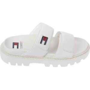 Sandales Femme - TOMMY JEANS - EN0EN02560 YBL - Hauteur de talon 2 cm - Beige Beige - Publicité Sandales Femme - TOMMY JEANS - EN0EN02560 YBL - Hauteur de talon 2 cm - Beige Beige - Publicité