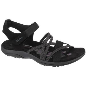 Sandales de trekking Skechers Femme Noir - Modèle 163193-BLK - Bandes élastiques - Talon plat 2cm Noir - Publicité Sandales de trekking Skechers Femme Noir - Modèle 163193-BLK - Bandes élastiques - Talon plat 2cm Noir - Publicité