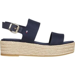 Sandales Tommy Hilfiger FW0FW07885 DW6 Bleu Chaussures Femme Bleu - Publicité Sandales Tommy Hilfiger FW0FW07885 DW6 Bleu Chaussures Femme Bleu - Publicité