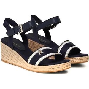 Sandales Tommy Hilfiger FW0FW08044 DW6 Bleu Chaussures Femme Bleu - Publicité Sandales Tommy Hilfiger FW0FW08044 DW6 Bleu Chaussures Femme Bleu - Publicité