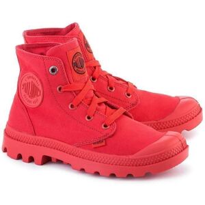 Baskets Palladium Mono Chrome - PALLADIUM - Rouge - Homme - Textile - Lacets Rouge - Publicité Baskets Palladium Mono Chrome - PALLADIUM - Rouge - Homme - Textile - Lacets Rouge - Publicité